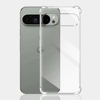 Google Pixel 9 Pro XL dėklas skaidrus silikoninis minkštas telefono dėklas Pixel 9 Pro Pixel9 skaidrus smūgiams atsparus apsauginis galinis dangtelis For Google Pixel 9