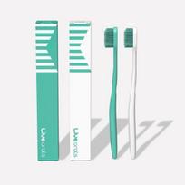 Choose 1 of 2 Live Orals V-cutting orthodontic toothbrushes V cut orthodontic toothbrush_glossy white