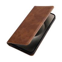 Prabangus magnetinis telefono dėklas Xiaomi Poco C65 C40 C50 C51 F2 F5 Pro F4 F3 GT atverčiamas verslo odinis dėklas su kortelių laikikliu Funda Poco F2 Pro ruda