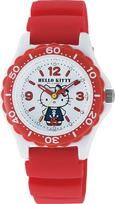 [Citizen Q&Q] Watch Analog Hello Kitty Waterproof Urethane Belt VQ75-232 Women's White x Red