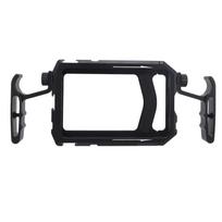 Phone Cage Aluminum Alloy 14inch Screw Port Cold Shoe Interface for ARRI Port with 2 Handles