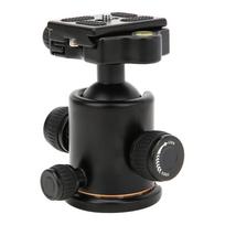 BK-03 Aluminium Alloy Damping Universal Tripod Ball Head with Level for DSLR Camera