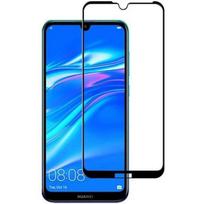 Tempered Glass Huawei Y6 2019 - Y6 PRO 2019 - Y6 PRIME 2019 Full Curved Black Edge Screen Protector Resistant [Phonillico®] juoda