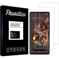 Tempered Glass for Google Pixel 6 [2 Pack] Phonillico® Screen Protector Glass Film skaidri