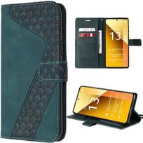 Coque pour Xiaomi Redmi Note 13 5G - E.F.CONNECTION - Etui en Cuir PU avec Porte-Cartes - Vert Nuit
