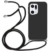 Protective Case - E.F.CONNECTION - OPPO Find X5 - Flexible - Silicone - Black