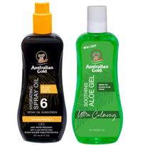 Australian Gold SPF6 Protective spray oil + Aloe after sunbathing