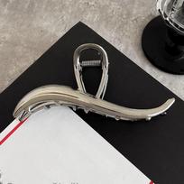 Metal Hairpin Hair Clip One Size juoda