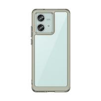 Spalvingas apsauginis dėklas Moto Edge 40 Neo smūgiams atsparus galinis dangtelis Moto Edge 40 Neo white