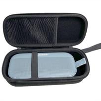Su „Bluetooth“ suderinamas garsiakalbių laikiklis kelioninių krepšių laikymo dėžutė su tinklinio kišene, suderinama su „Bose“. juoda