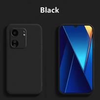 For Xiaomi Poco C65 Case For Xiaomi Poco C65 Case Funda Soft Silicon Para Capa Protective Phone Cover For Xiaomi Poco C65 For Redmi 13C 4G juoda