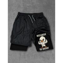 All-match Casual Trendy Cartoon Shorts and Sweatpants for Men S