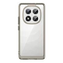 For Cover Poco X7 Case Poco X7 Capas New Shockproof Phone Bumper Back Armor Transparent Clear For Fundas Xiaomi Poco X7 PocoX7 For Poco X7 skaidri juoda spalva