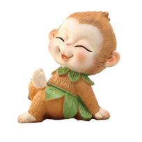 Cartoon Monkey King Figurine Sitting Sleeping Monkey Statue Great Sages Equalling B