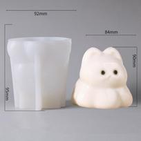 3D Mielas Pieno Pudingo Silikoninis Forma Želė Dubenėlis Tortas Balta Šalta Ledo Miltelių Forma Tortų Virtuvės Kepimo Dekoravimo Priedai C white