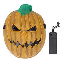 LED Šviesos Veido Kaukė Baisi Moliūgo Reguliuojama Švytinti Veido Kaukė Helovino Vakarėliui, Cosplay orange