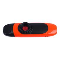 Kazoo Derva Aplinkos Apsauga ABS Pasirodymas Muzikos Instrumentas su Fleitos Diafragma skirtas oranžinė