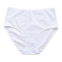 Moteriški didelių dydžių medvilniniai kelnaitės aukštu juosmeniu, kontroliuojančios pilvą XL (Waist 35CM) beige