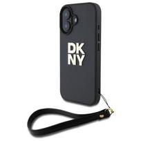Dkny Dkhcp16Spbswsk Iphone 16 6.1       Czarny/Black Hardcase Pasek na nadgarstek Logo Stock