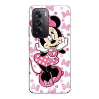Case For Oppo Reno 12 5g Minnie Mouse pink Disney Cartoon Maniacase rožinė