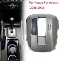 Console Shift Trim Plate Cover &Amp; Shifter Lever Lock For Honda Accord 2008-2012 gray