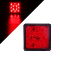 2  Priekabos vilkimo kablio imtuvo dangtelis 12 LED Raudonas Stabdžių Žibintas Stop Žibintas Vamzdelio Dangtelis su Smeigtuku red
