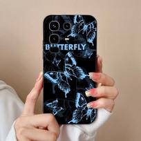 Dėl Infinix Note 50 Pro Plus 40 50x Telefono dėklo Madingi Žvaigždėto Dangaus Katės Raštai Lygus Skystas Silikonas Aukštos Kokybės Smūgiams Atsparus Korpusas Dėl Infinix Dangtelių Infinix Note 50 4G gray