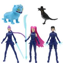 Kpop Demon Hunters Figure K Pop Demon Hunters Figures Huntrix Figures Toys Derpy Tiger Rumi Mira Zoey Sussy Figurine Ornaments blue