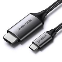 HDMI USBC 4K 60Hz Adapter Cable 15m Black Gray