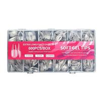 Pack Of 600 Matte Finish Press On Nail Artificial Nail Easy Application Short Square Nail SemiGloss Textures False Nail