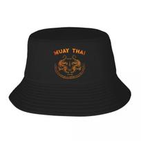 Custom Muay Thai Tiger Bucket Hat WomenUnisex Sak Yant Tattoo Kickboxing Thailand Outdoor Sun Summer Fishing Cap
