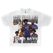 Ben Wallace 4x Defensive POTY Detroit Pistons Boxy Vintage Basketball Shirt M
