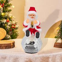 Kids Musical Electric Santa Doll Interactive Singing Animated Christmas Decoration for Holiday Party Home Display