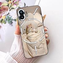 For Nothing Phone 2 Case A065 Cool Lion Fashion Painted Cover Soft Silicone Case For Nothing Phone 2A A142 Phone2 Phone2A Fundas Nothing Phone 2 beige