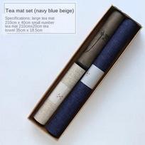 Tea Mat Tea Cloth Japanese Zen Waterproof Cloth Tea Mat Cotton Linen Fabric Tea Table Tea Tray Mat Table Runner Chinese Suit