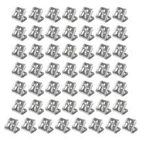 50Pcs Serpentine Spring Fasteners Quick Install 5 Holes Sofa Spring Clip Furniture Sofa Spring Hook Hanger Fixed Clamps 1