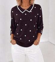 Megztinis moterims, bordo, XL/XXL