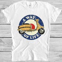 Scooter A Way Of Life MOD Moped Motorcycle Biker Top Meme Gift Tee T Shirt M1161 XL