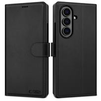 Juodas atverčiamas dėklas "Tech-Protect Wallet" telefonui Samsung Galaxy Z FOLD 8 ULTRA