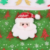 3 spalvos Kalėdų Senelis Vaikams Saldainių Dovanų Maišelis Rankinė Maišelis Maišelis Kalėdinė Dekoracija Green Santa Claus multi