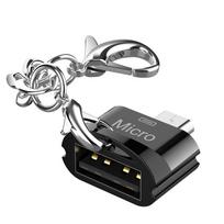 VAORLO OTG USB 3.0 į C tipo adapterį, mikro USB tipo C adapterį, skirtą „Macbook“ „Samsung Xiaomi“ USB-C OTG jungties keitiklis „Macbook“ Micro juoda