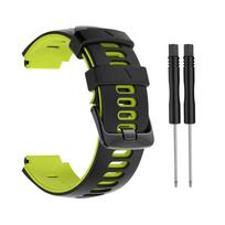 Silikoninė apyrankė, reguliuojama išmaniojo laikrodžio apyrankė, suderinama su Garmin-Forerunner 735xt/235lite/630/230, minkštas dirželis, apyrankė 4