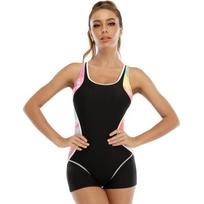 Sportinis vientisas maudymosi kostiumėlis moterims monokinis naujas moteriškas atletinis atvira nugara fitnesui naujas vasaros paplūdimio maudymosi kostiumėlis plius dydis XXXL S juoda