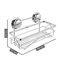 Bathroom Rack Wall-mounted Toilet Storage Rack Kitchen Finishing Punch-free Stainless Steel Storage Rack