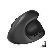 HXSJ X10 2.4G Wireless Vertical Mouse Ergonomic Mice 3-gear Adjustable DPI Built-in 600mAh juoda