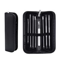 8pcs/set Color Pimple Comedone Extractor Tool Skin Care Acne Removal Kit for Pimples Blackheads Blemish Whitehead Removing Tool įvairiaspalvis