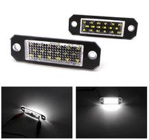 LED numerio apšvietimo lemputės 2x550lm, 2 vnt. rinkinys, suderinamas su VW
