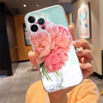 Telefono dėklas, skirtas iPhone 14 13 12 11 Pro Max Xs Max Xr X 12mini 14 Plus Se Peony Flower Case Funda Capa Cell iPhone 11