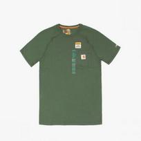 Carhartt  100410  Force Cotton Del Monte Pocket Short Sleeve Tee Moss 6016 6016 S