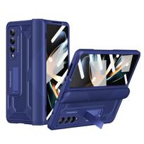 Stovo laikiklis Viso stiklo plėvelės dėklas, skirtas Samsung Galaxy Z Fold 4 5 5 g sulankstomas 3 sulankstomas 4 sulankstomas 2 sulankstomas 5 sulankstomas 3 2 zfold4 viso korpuso dangteliai for samsung Z Fold 5 mėlyna